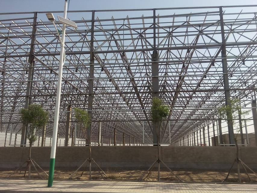 贺州汽车工业厂房网架